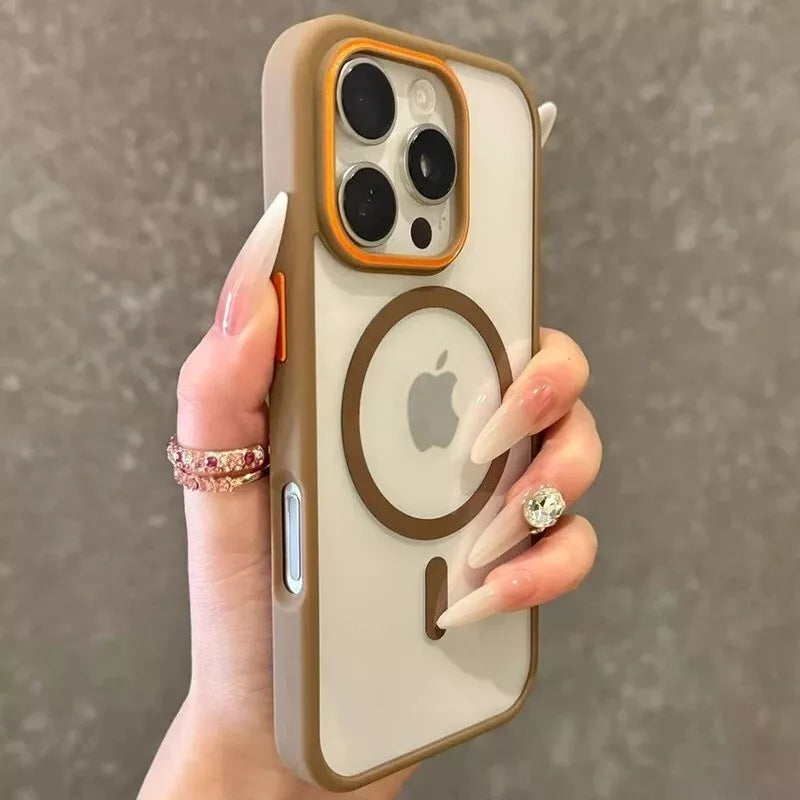 Funda Magsafe De Lujo Diseño Premium para iPhone 11,12,13,14,15,16,17 pro max +