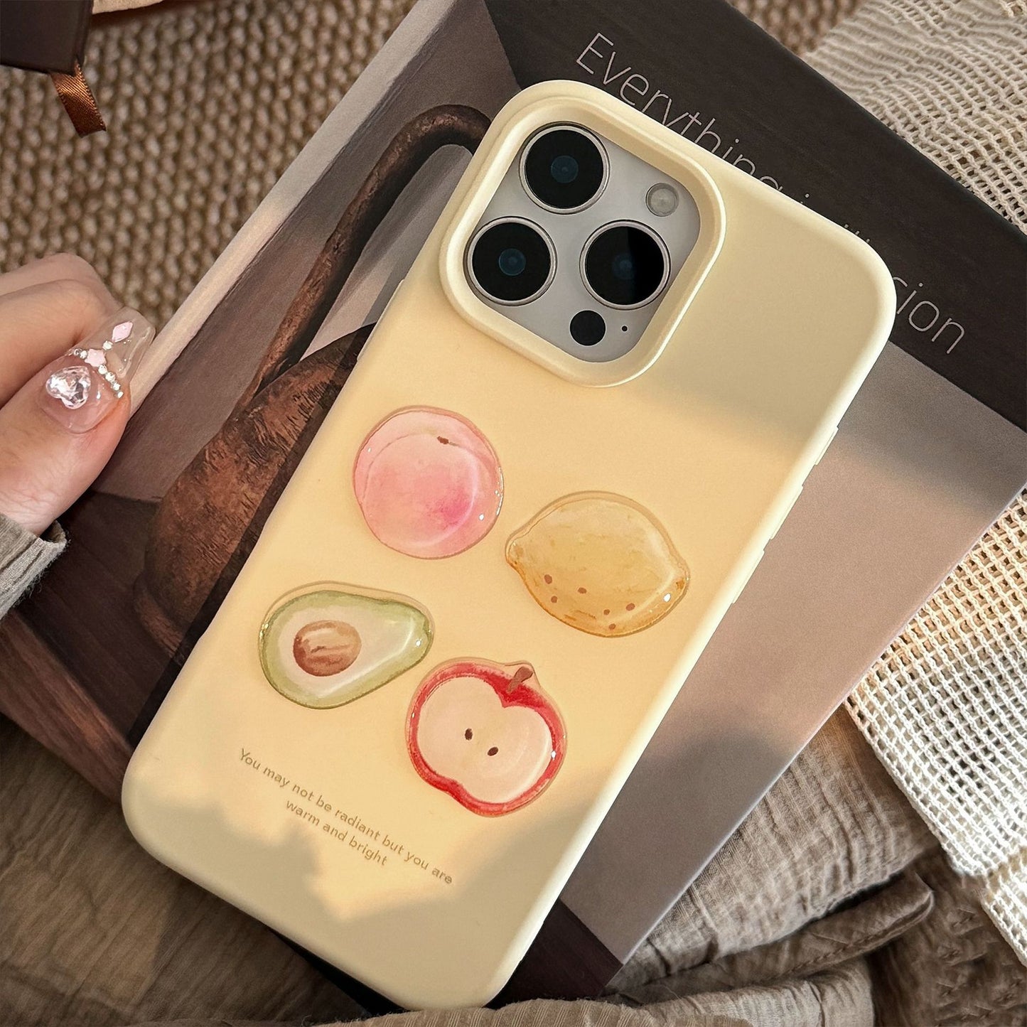 Graffiti 3D Oil Painting Fruit Phone Case