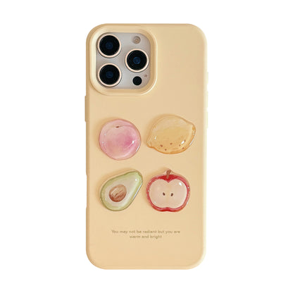Graffiti 3D Oil Painting Fruit Phone Case