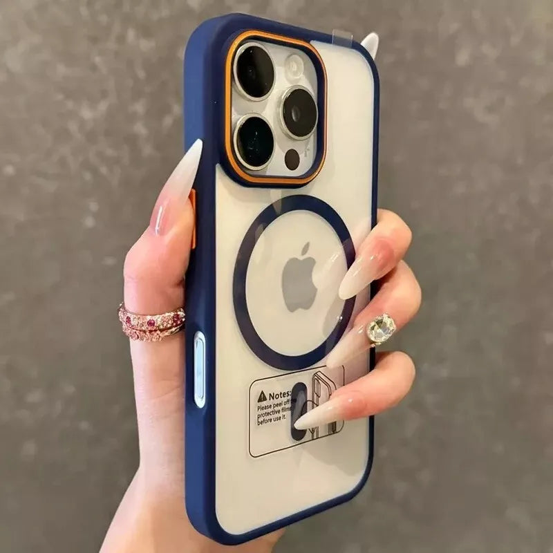 Funda Magsafe De Lujo Diseño Premium para iPhone 11,12,13,14,15,16,17 pro max +