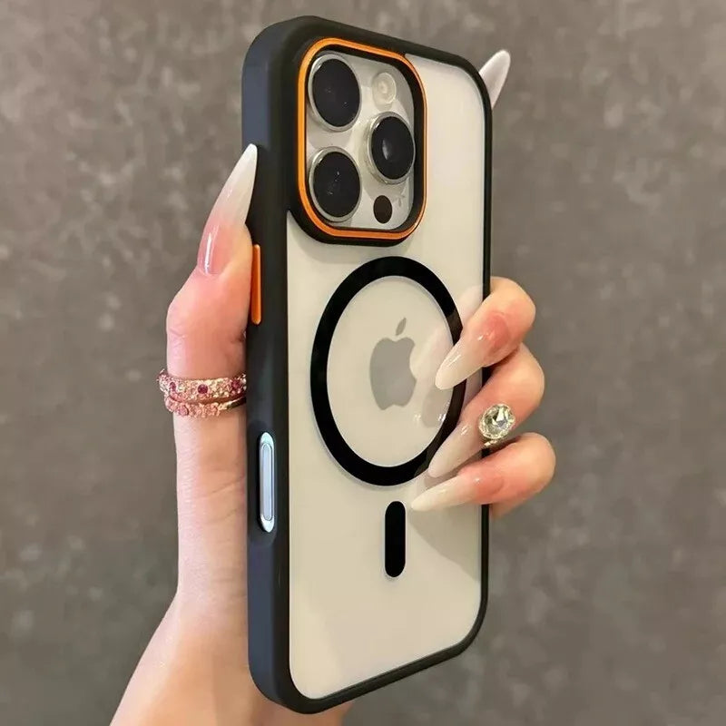 Funda Magsafe De Lujo Diseño Premium para iPhone 11,12,13,14,15,16,17 pro max +